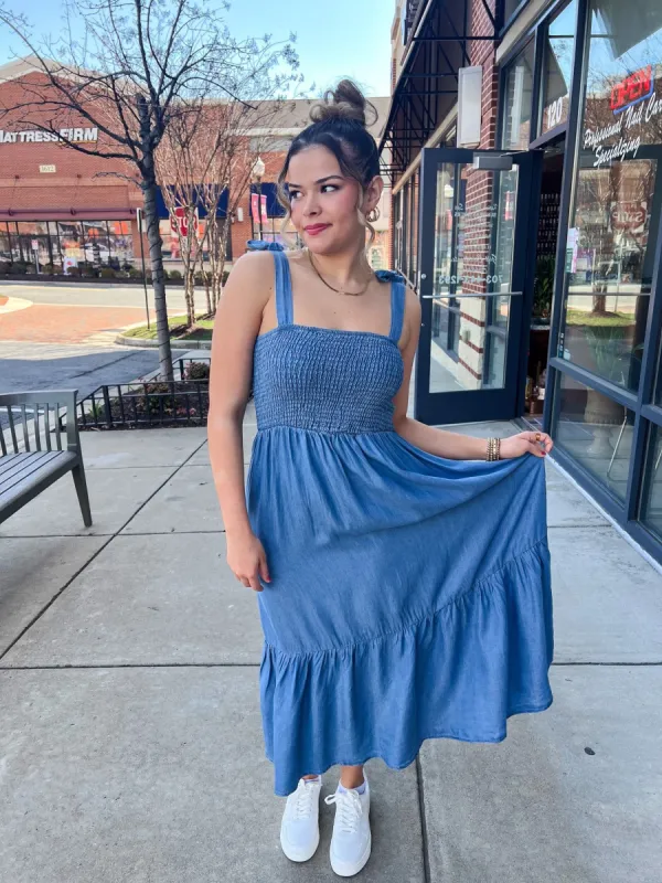 Emilia Midi Dress sold by Sienna Sky