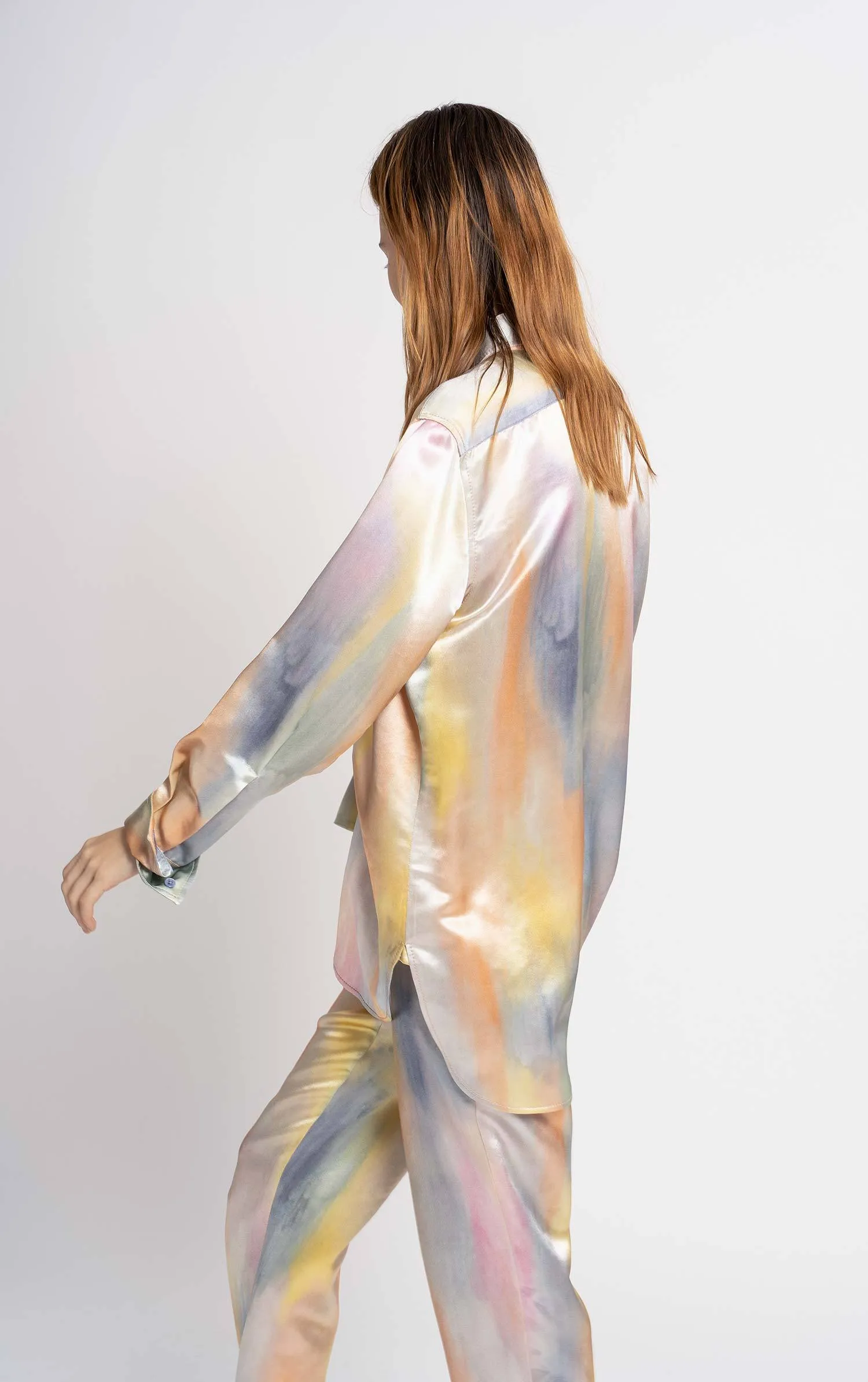 Sander Printed Satin Shirt sold by Sies Marjan product image thumbnail 3