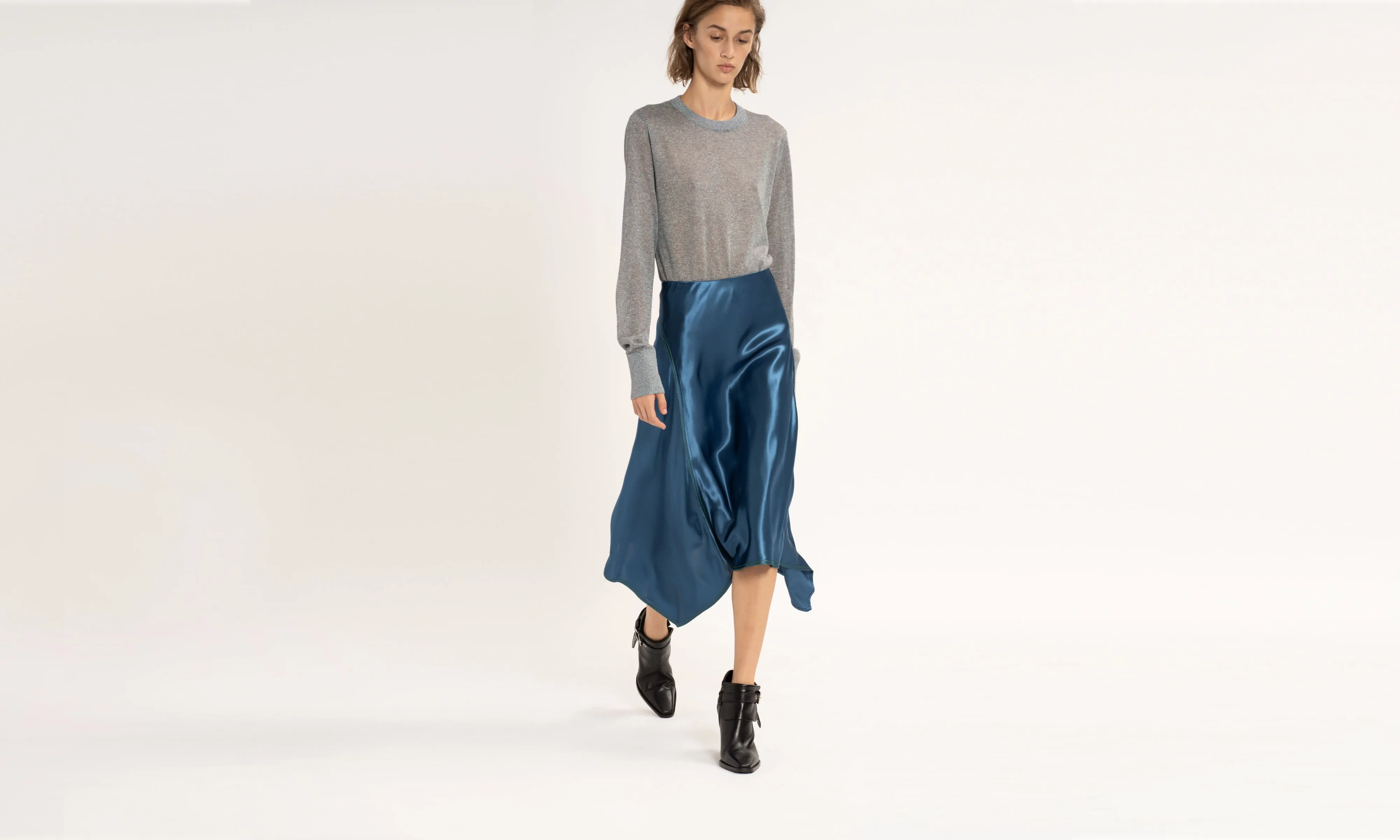 Darby Satin Skirt sold by Sies Marjan product image thumbnail 5