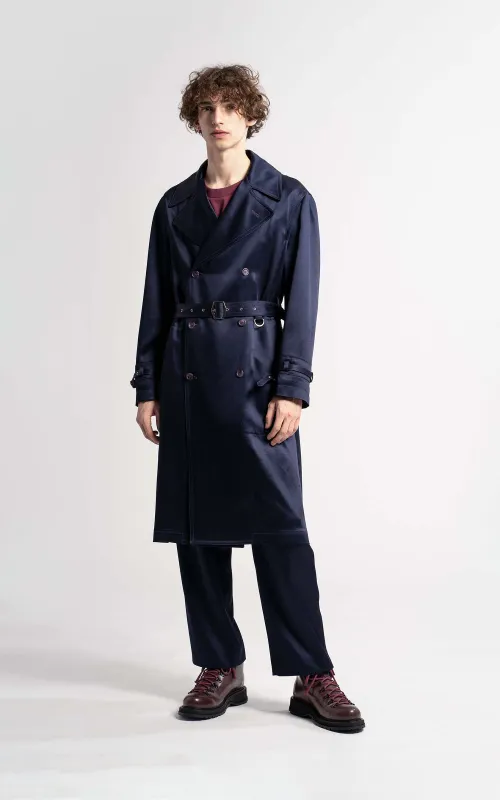 Emerson Twill Satin Coat made by Sies Marjan