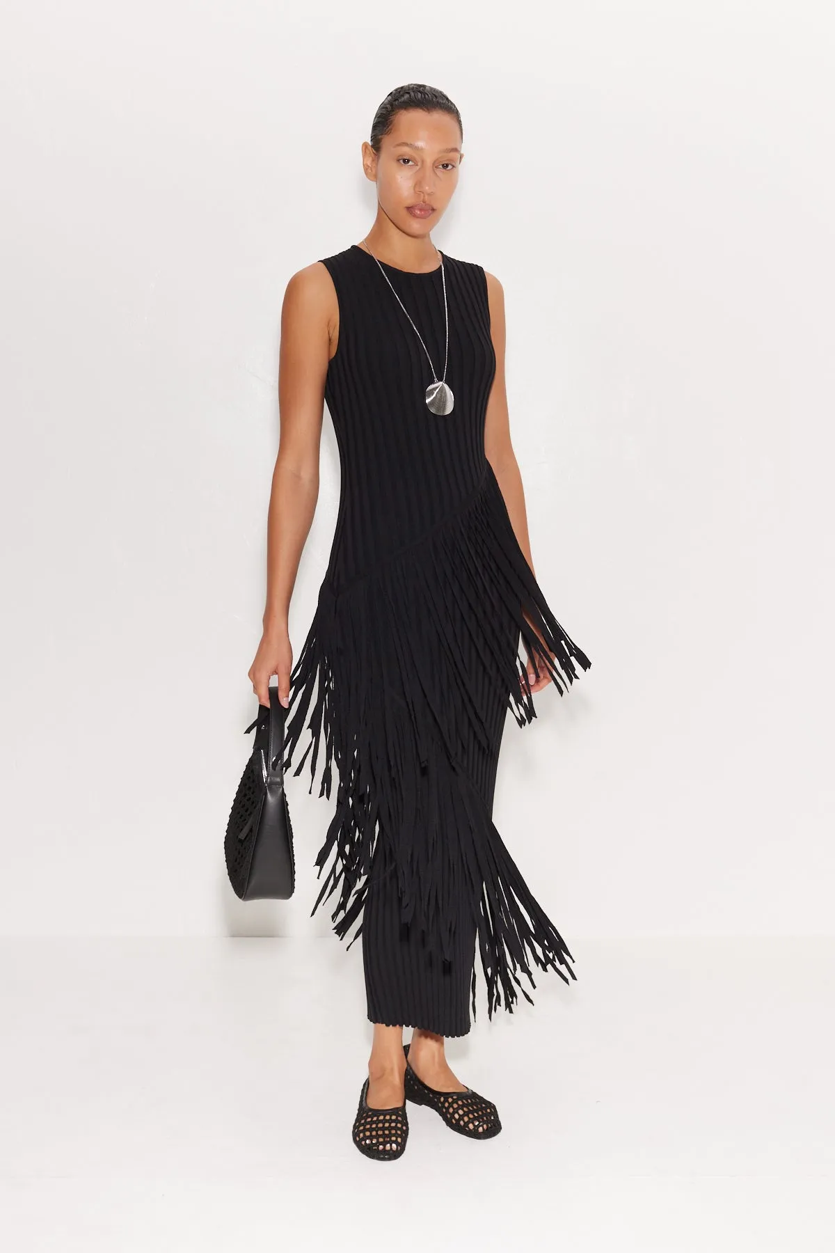 Spiral Dress in Black sold by Simon Miller