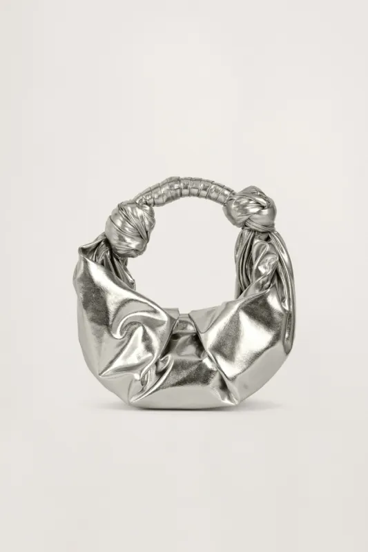 Lopsy Bag in Silver sold by Simon Miller