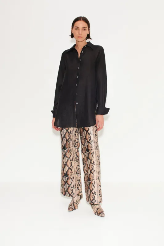 Vegan Snake Pant in Snake Print sold by Simon Miller