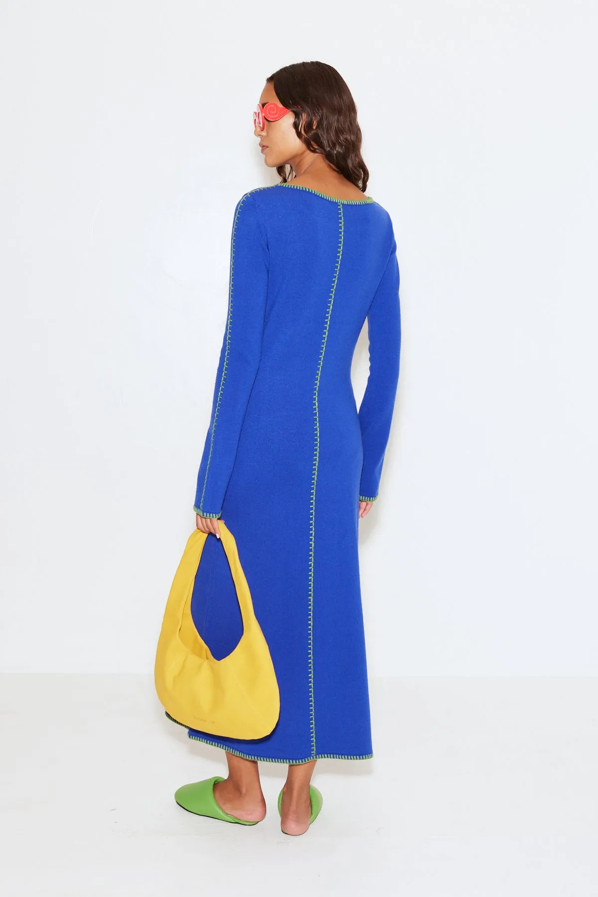 Glenn Dress in Azure sold by Simon Miller product image thumbnail 4