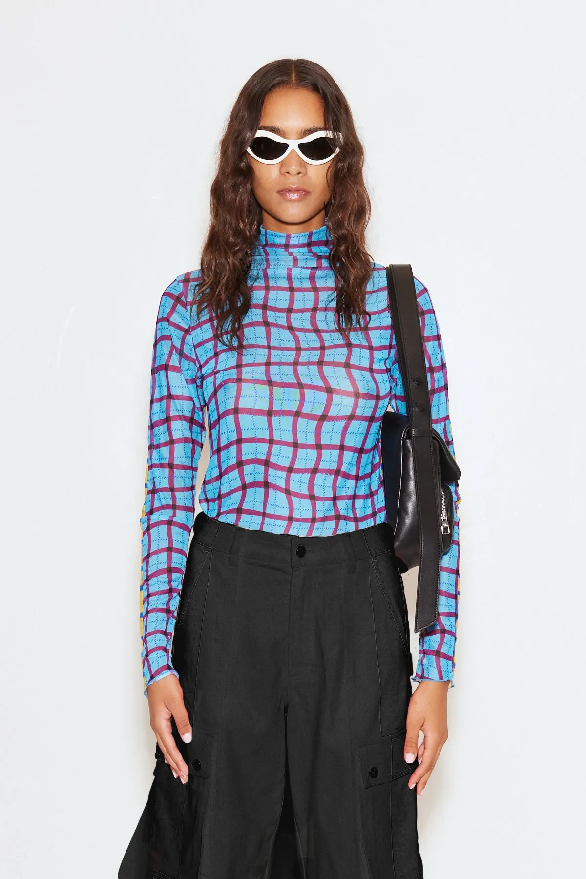 Combo Wendel Top in Blue Yellow Plaid sold by Simon Miller