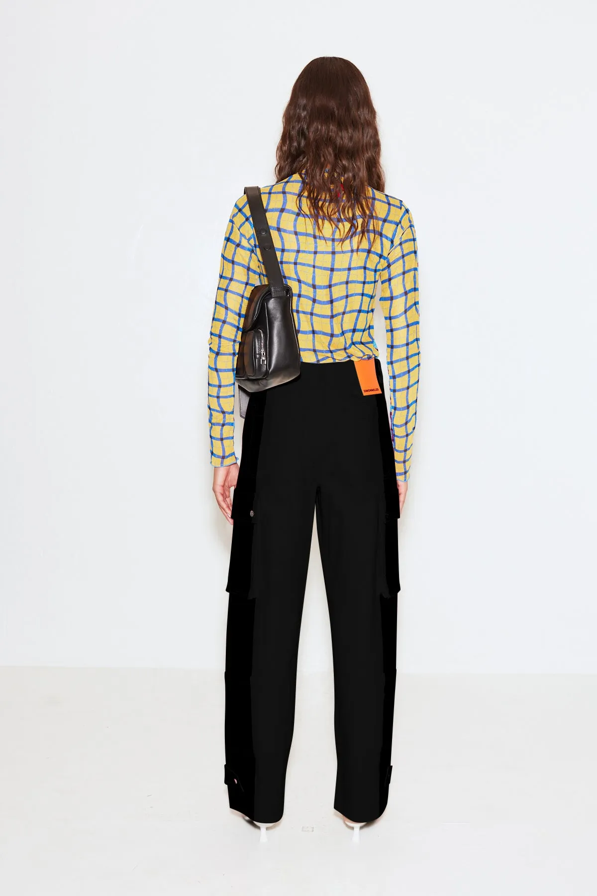 Combo Wendel Top in Blue Yellow Plaid sold by Simon Miller product image thumbnail 3
