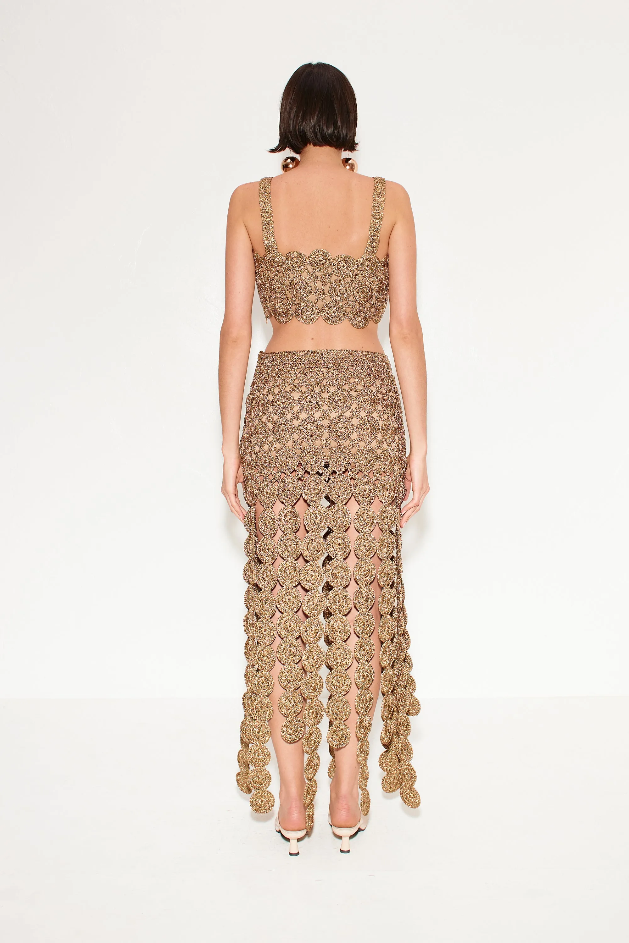 Beep Beep Maxi Skirt in Star Gold sold by Simon Miller product image thumbnail 5