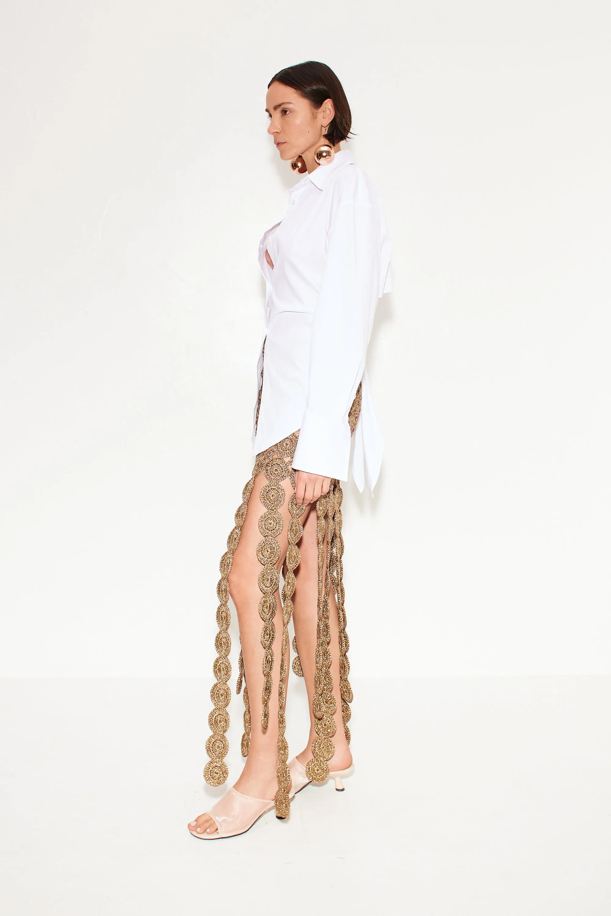 Beep Beep Maxi Skirt in Star Gold sold by Simon Miller product image thumbnail 4