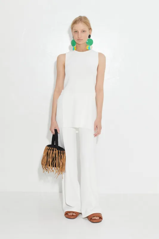 Knits By Jabber Pant in Macadamia sold by Simon Miller