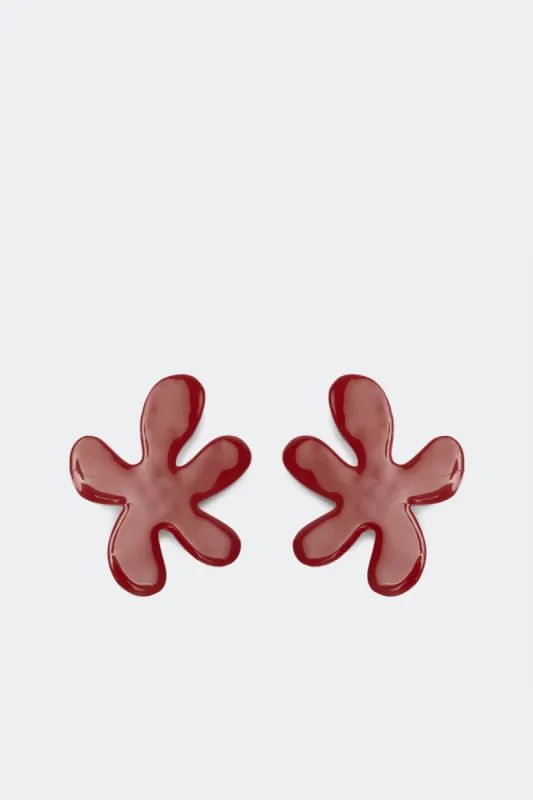 Flower Earring in Paprika sold by Simon Miller