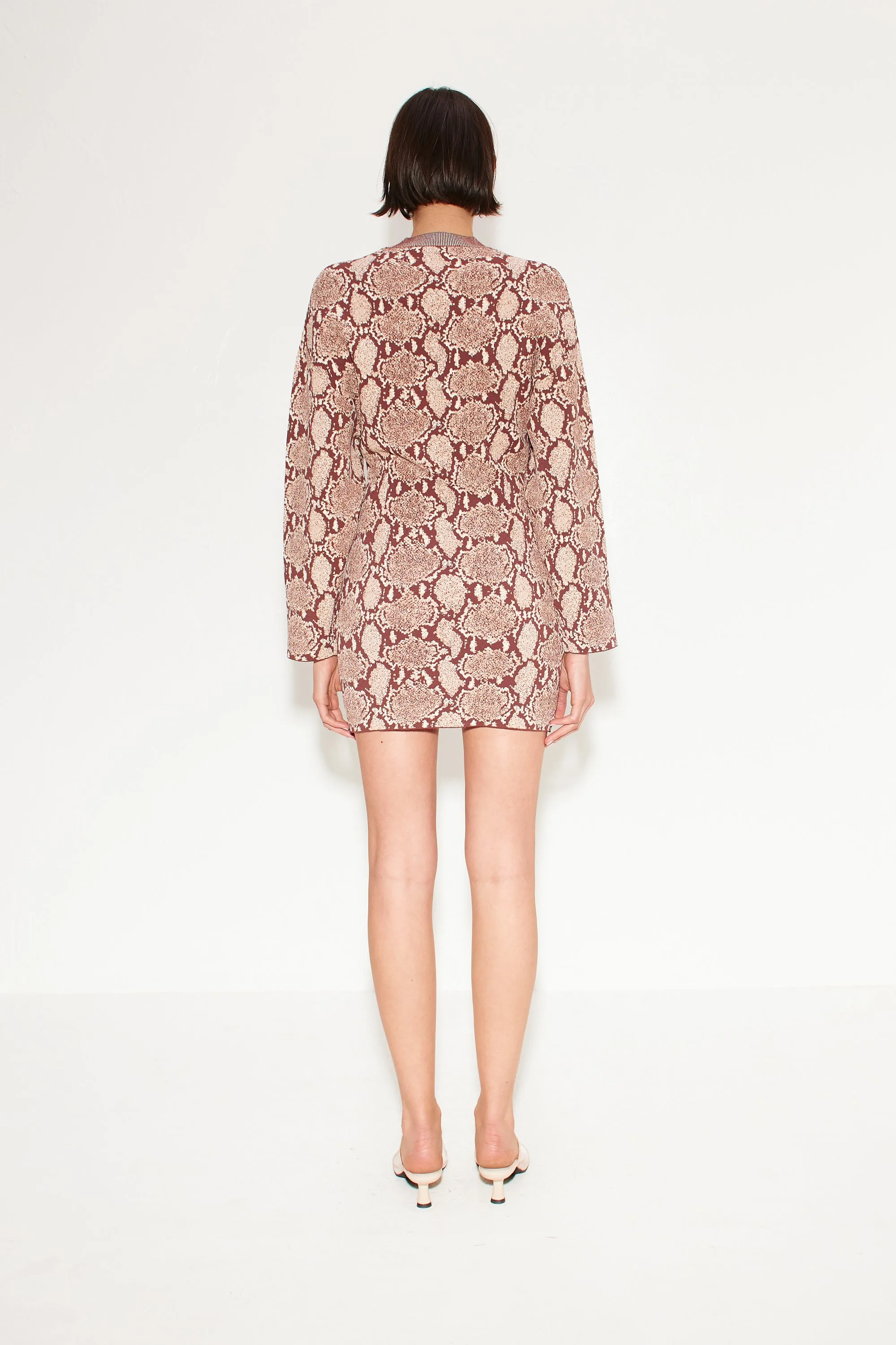 Wallis Knit Dress in Snake Print sold by Simon Miller product image thumbnail 3