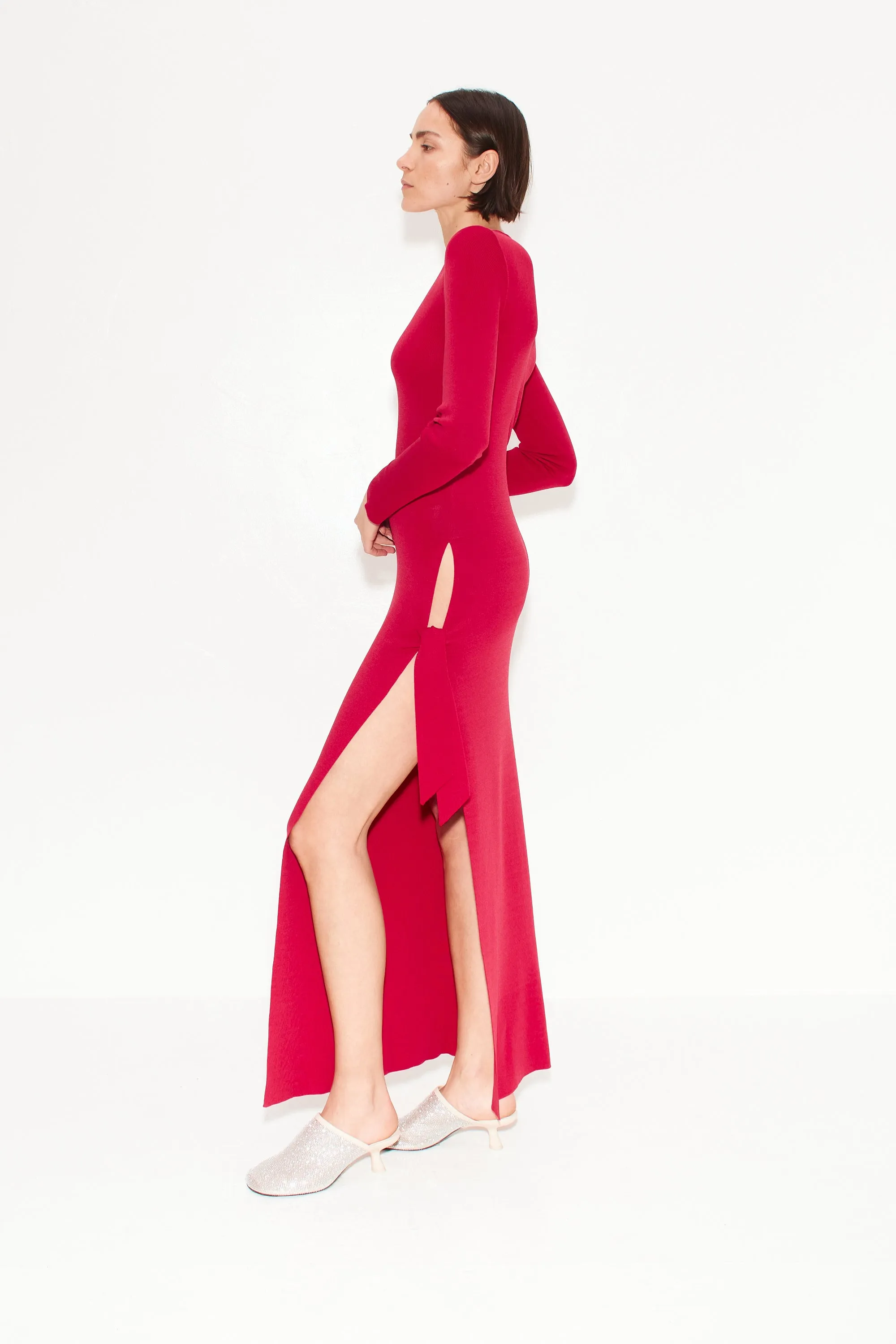 Knits By Long Sleeve Junjo Dress in Sangria sold by Simon Miller product image thumbnail 2