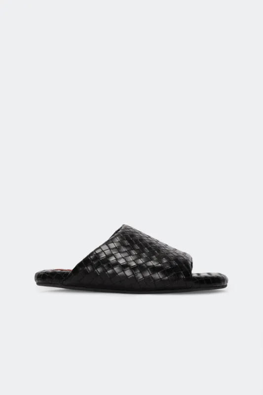 Woven Bubble Slide in Black sold by Simon Miller