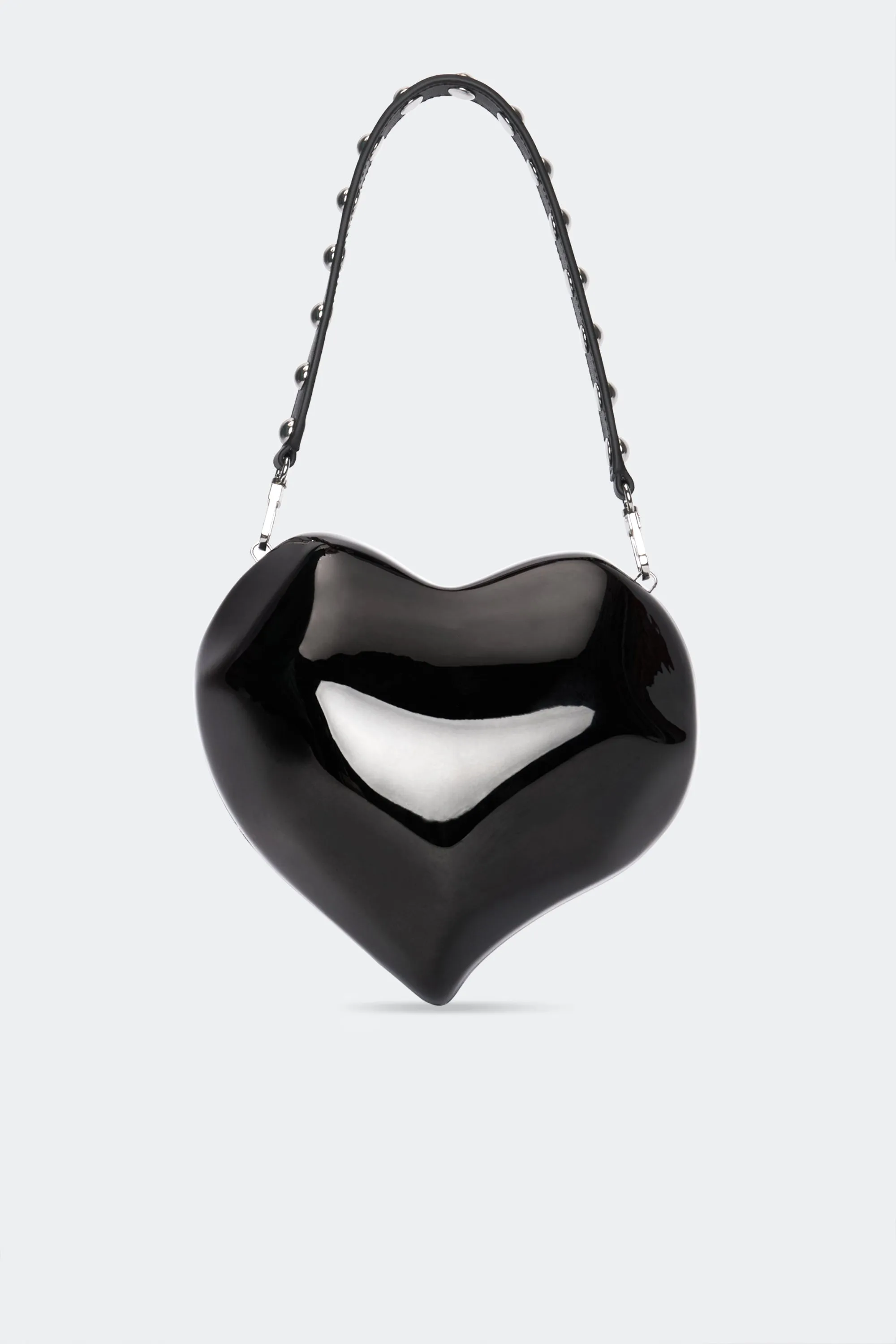 Molded Heart Bag in Black sold by Simon Miller