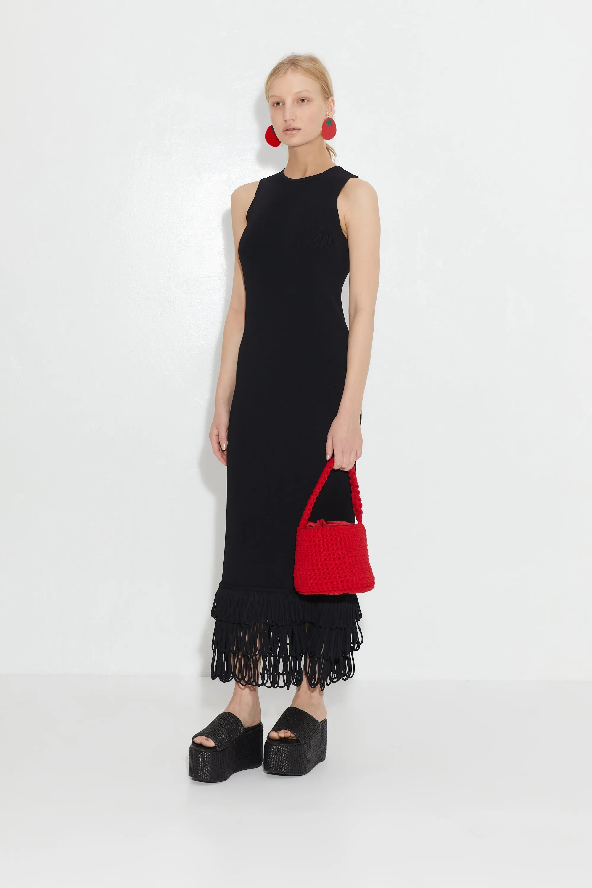 Knits By Albers Dress in Black sold by Simon Miller product image thumbnail 3