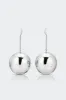 Disco Drop Earring In Silver sold by Simon Miller