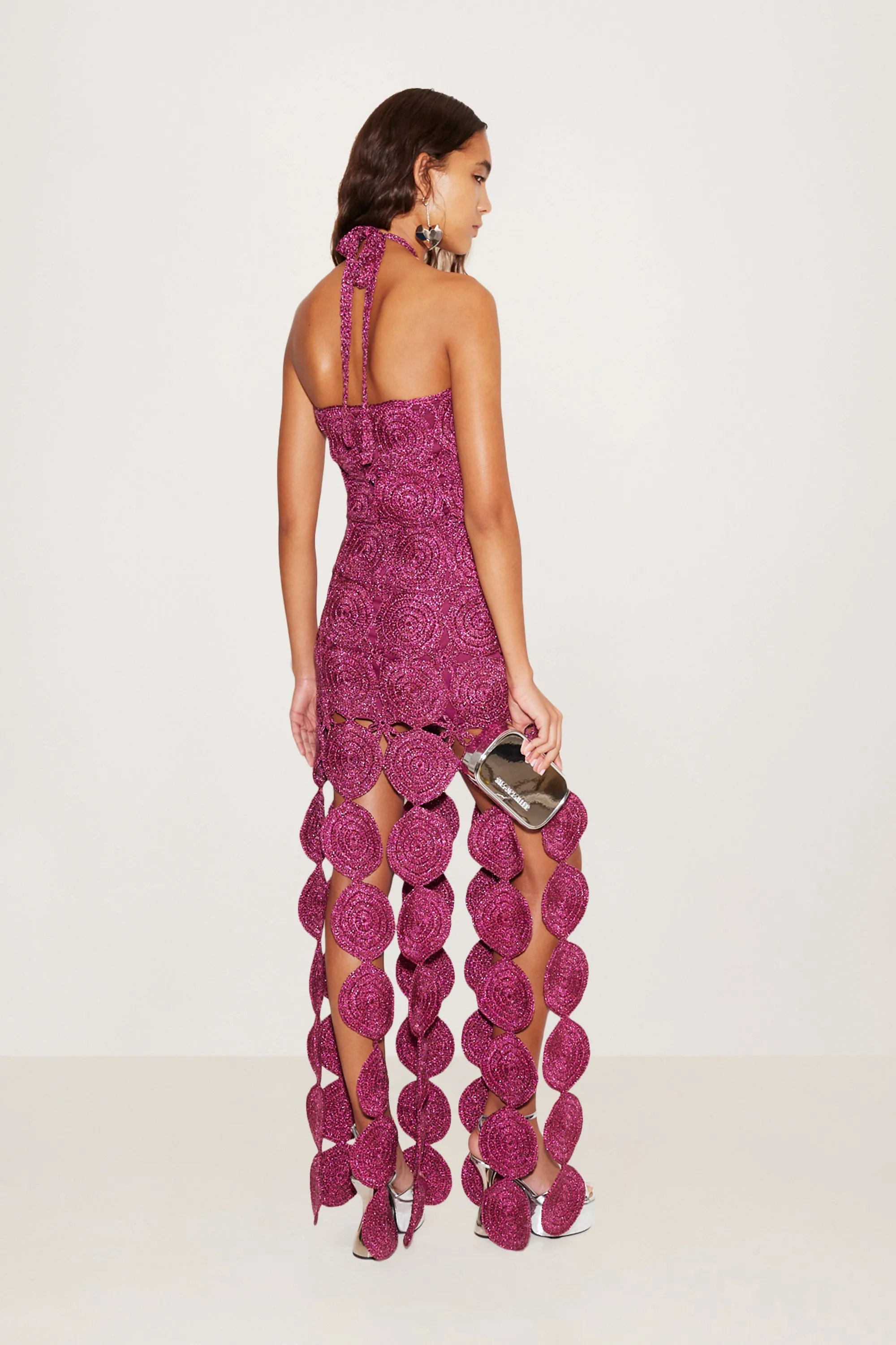 Beep Beep Dress in Magenta sold by Simon Miller product image thumbnail 3