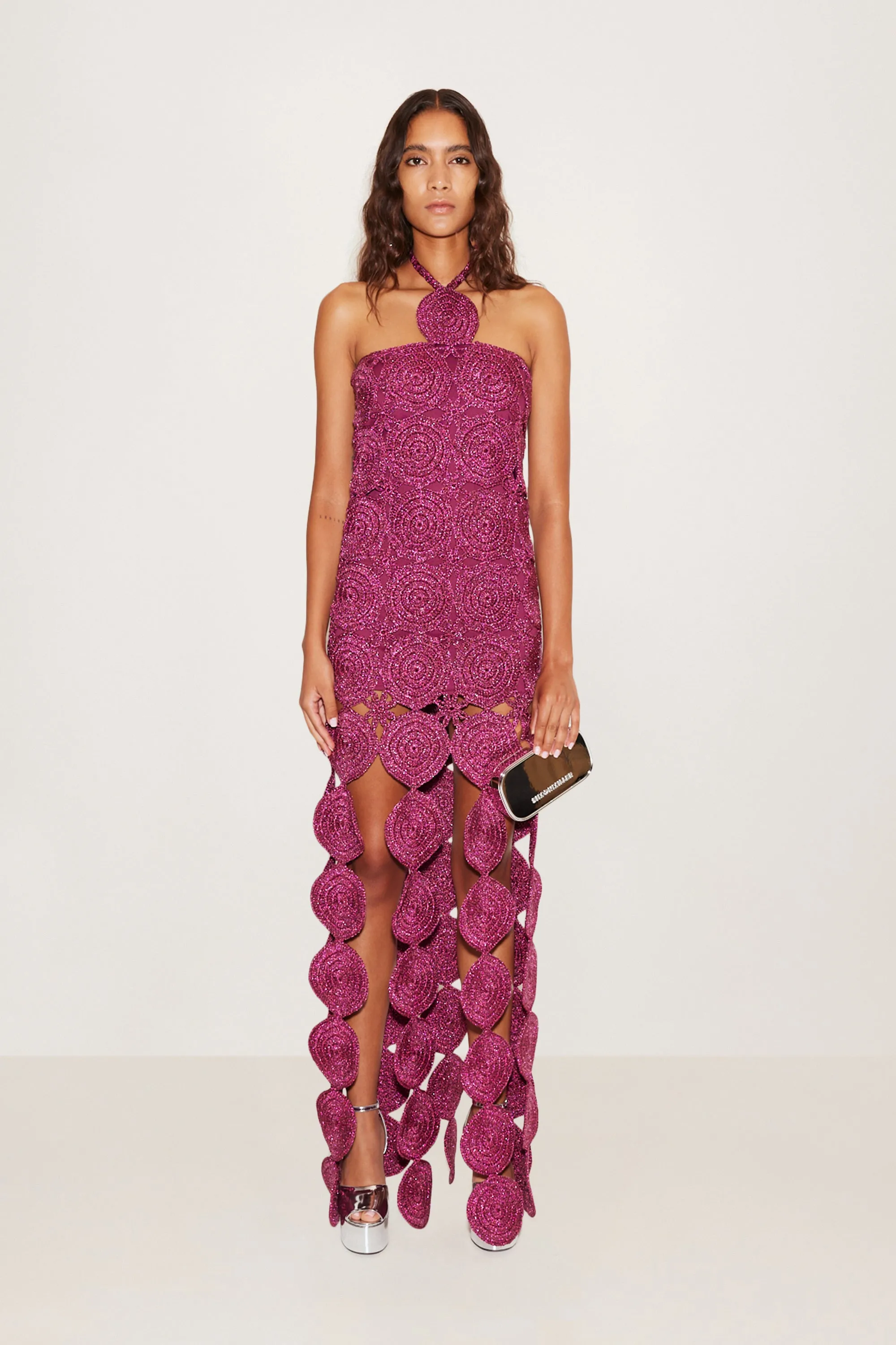 Beep Beep Dress in Magenta sold by Simon Miller product image thumbnail 4