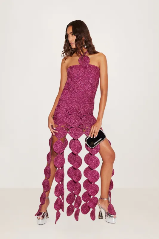 Beep Beep Dress in Magenta sold by Simon Miller