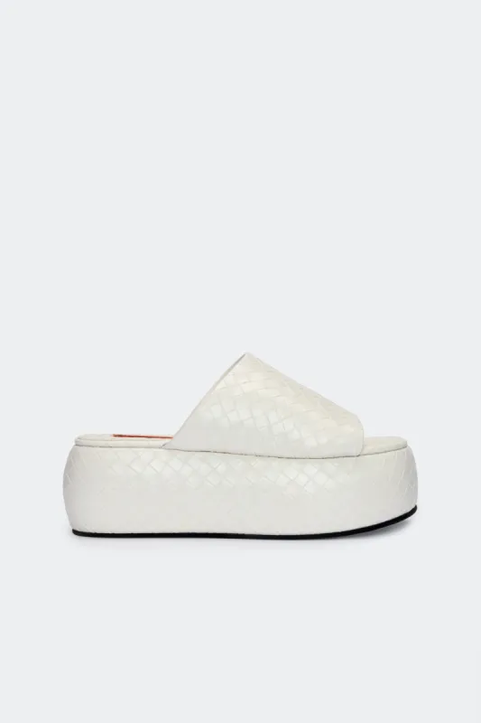 Woven Cloudy Platform in Macadamia sold by Simon Miller