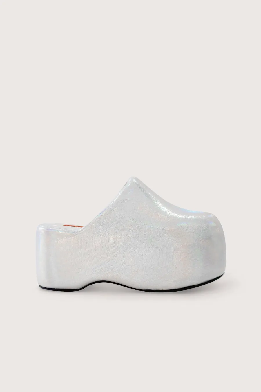 Platform Bubble Clog in Iridescent sold by Simon Miller