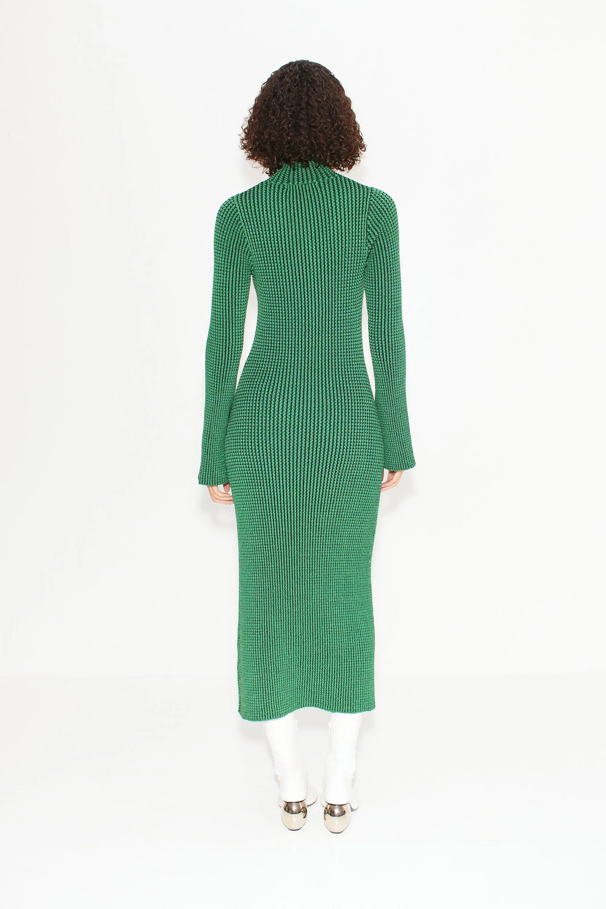 Zumi Textured Knit Dress in Gummy Green sold by Simon Miller product image thumbnail 5