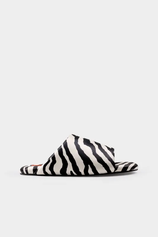 Zebra Bubble Slide in Zebra Trip sold by Simon Miller
