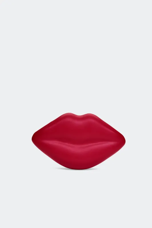 Lip Clutch in Lucky Red sold by Simon Miller