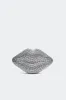 Crystal Lip Clutch in Black/Clear sold by Simon Miller