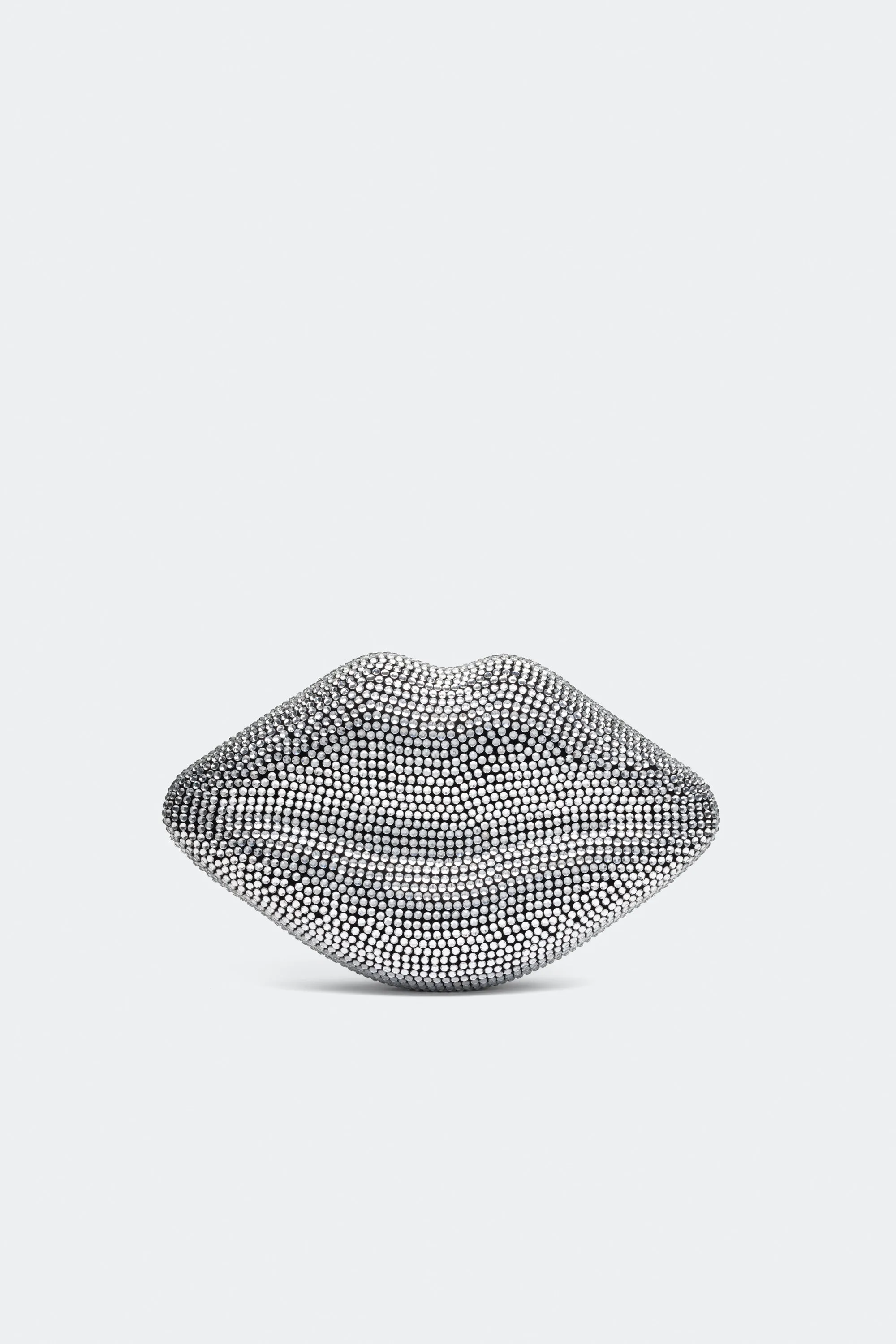 Crystal Lip Clutch in Black/Clear sold by Simon Miller
