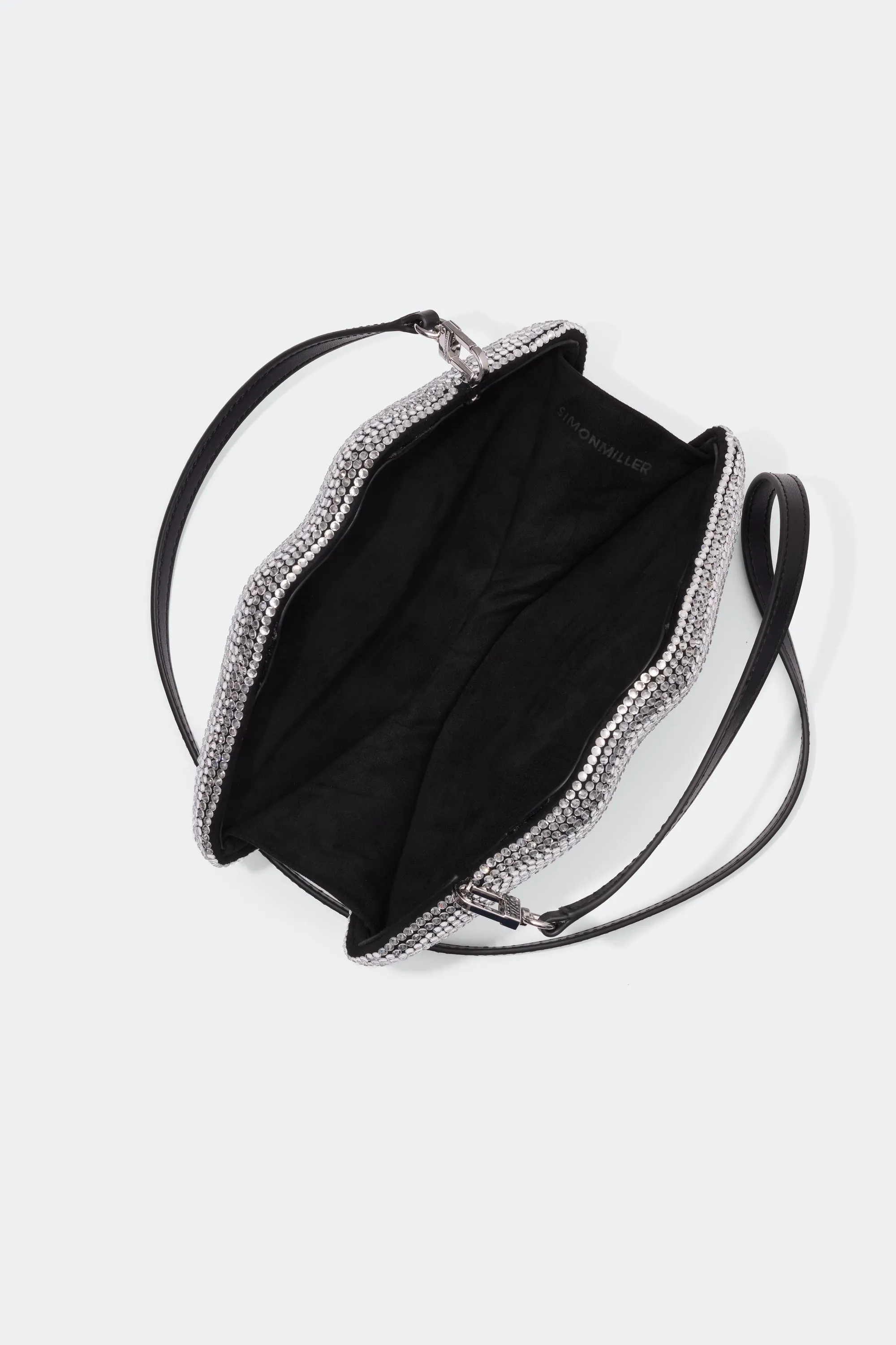 Crystal Lip Clutch in Black/Clear sold by Simon Miller product image thumbnail 3