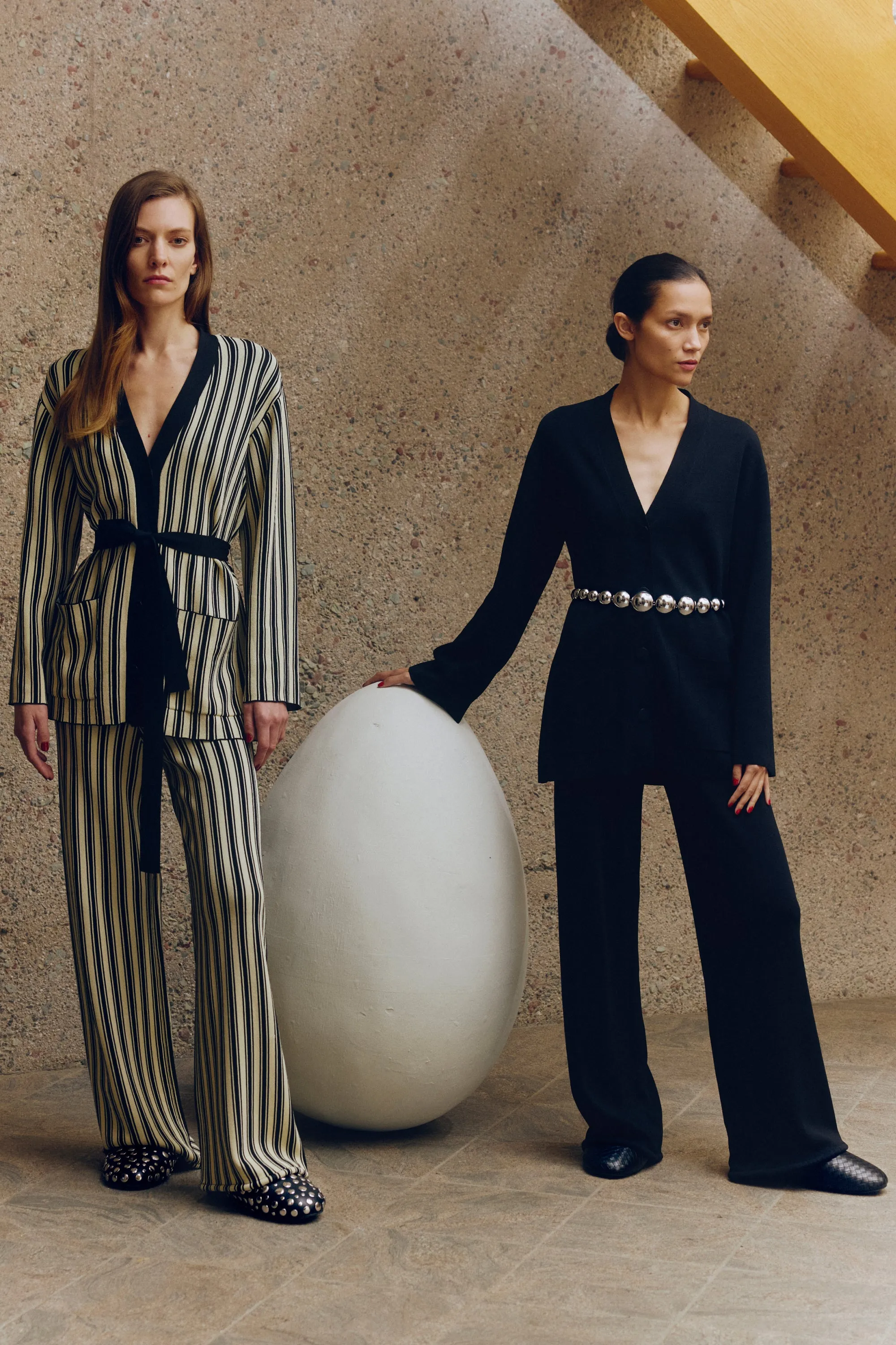 Max Belted Knit Cardigan In Black sold by Simon Miller product image thumbnail 2