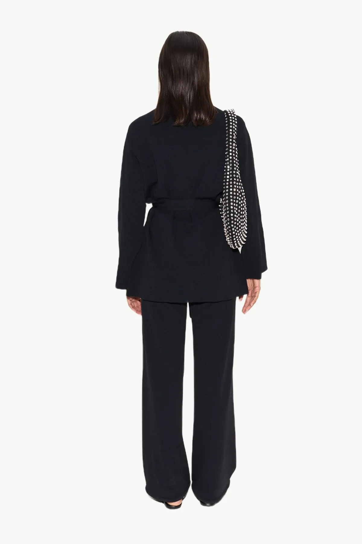 Max Belted Knit Cardigan In Black sold by Simon Miller product image thumbnail 4