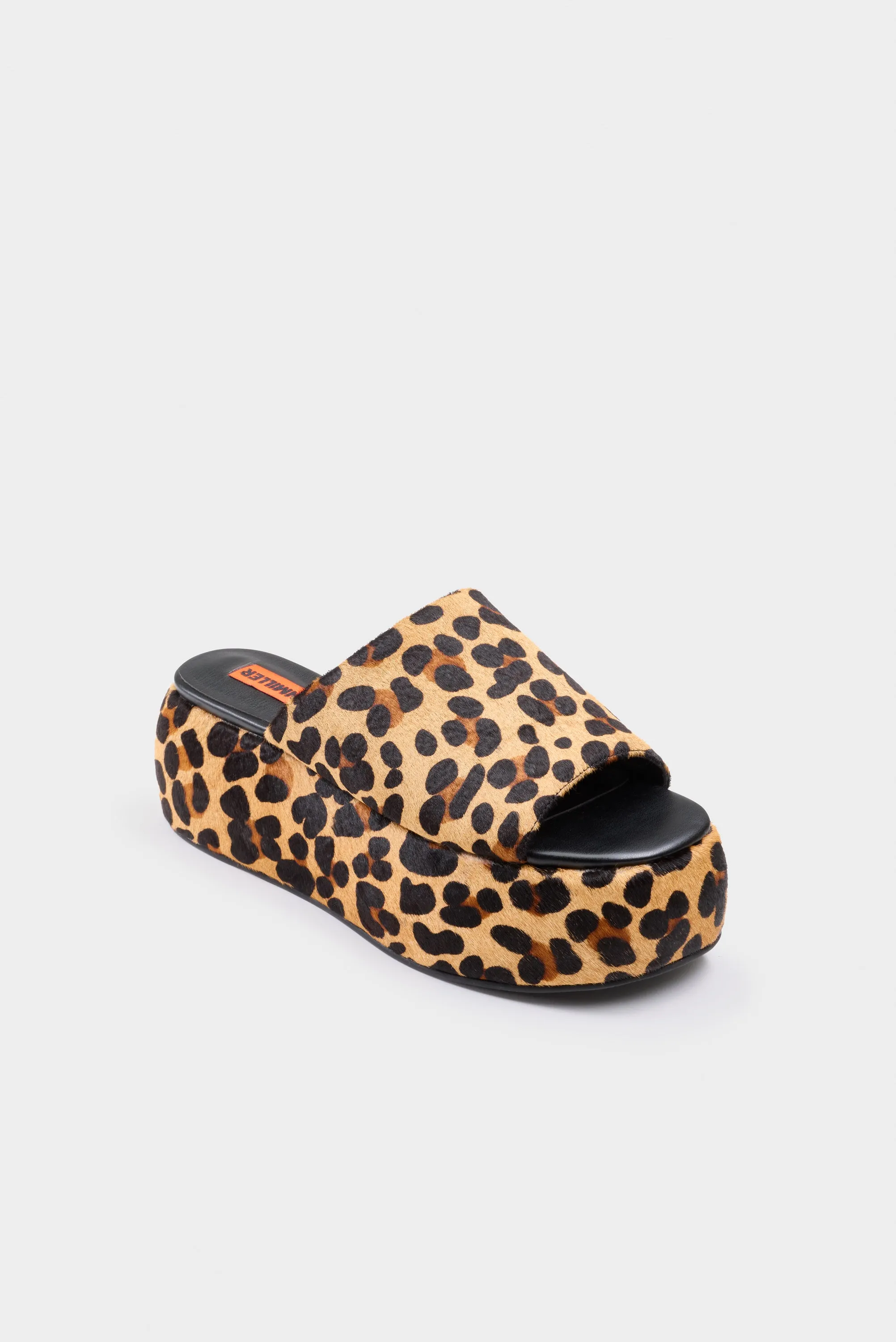 Haircalf Cloudy Platform in Cheetah sold by Simon Miller product image thumbnail 3