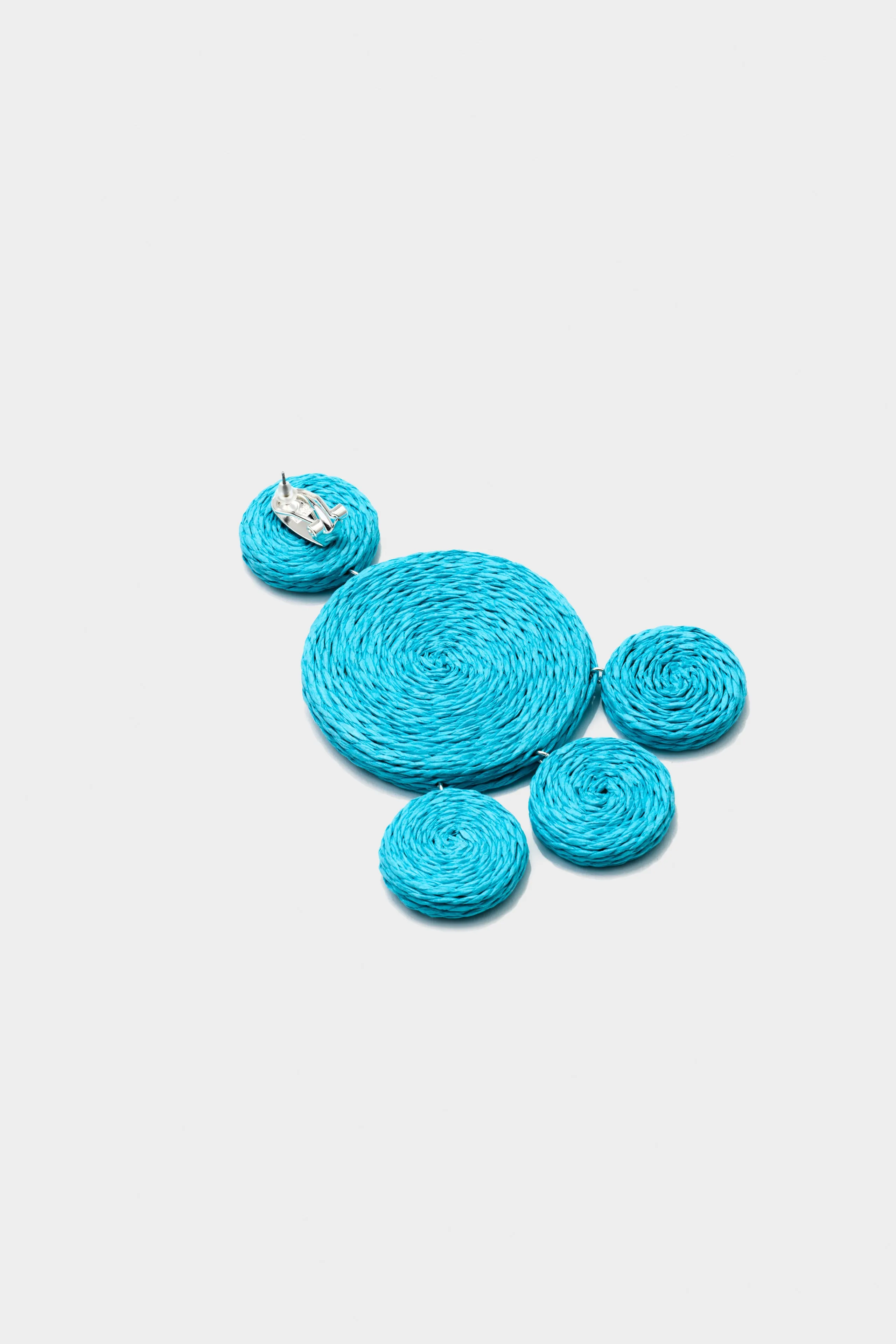 Raffia Deco Earring in Panama Blue sold by Simon Miller product image thumbnail 4