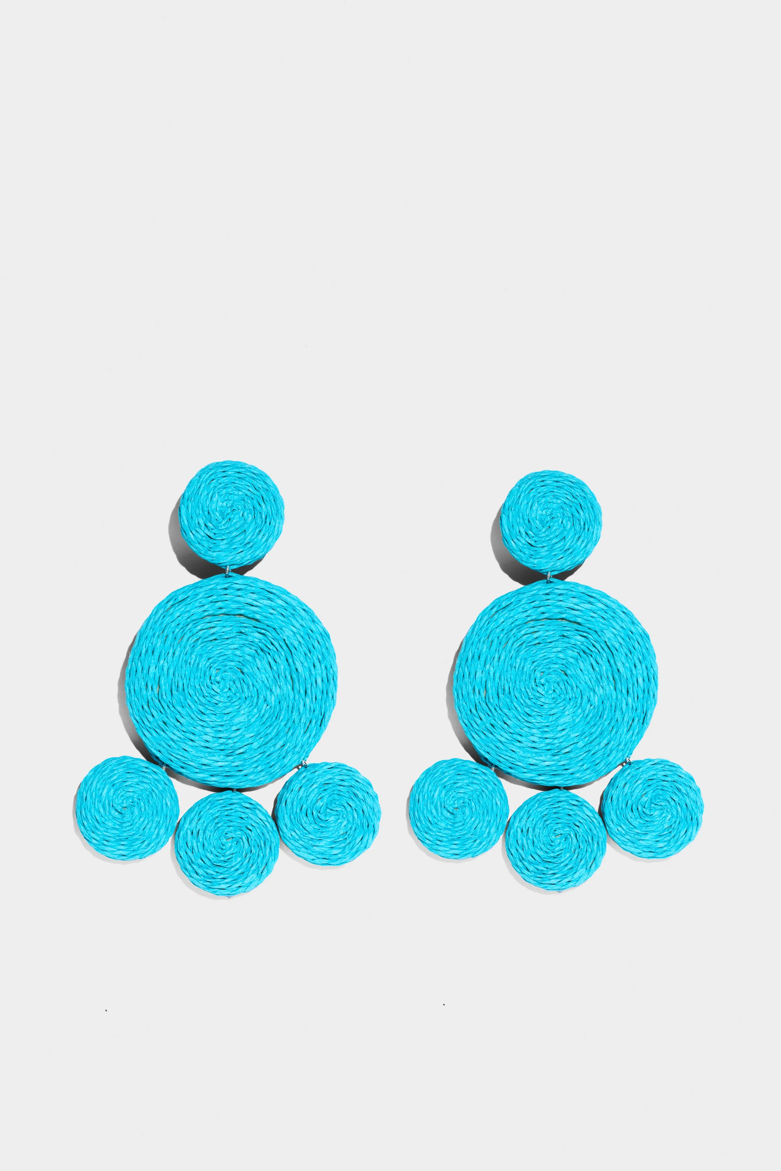 Raffia Deco Earring in Panama Blue sold by Simon Miller product image thumbnail 2