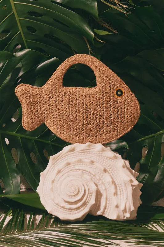 Fish Bag in Natural sold by Simon Miller