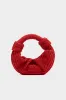 Raffia Lopsy Bag in Cherry Red sold by Simon Miller