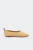Raffia Riad Flat in Natural sold by Simon Miller