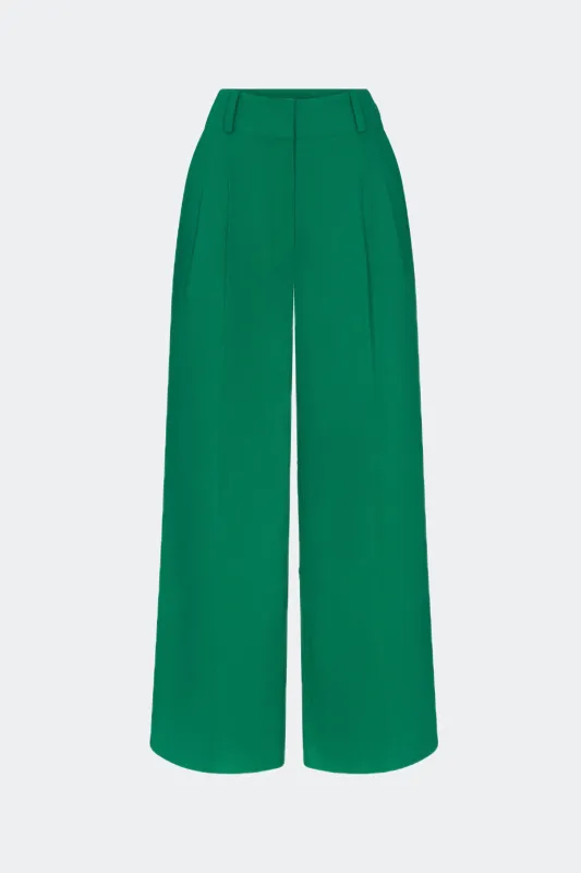 Bloo Linen Pant in Amazon Green sold by Simon Miller