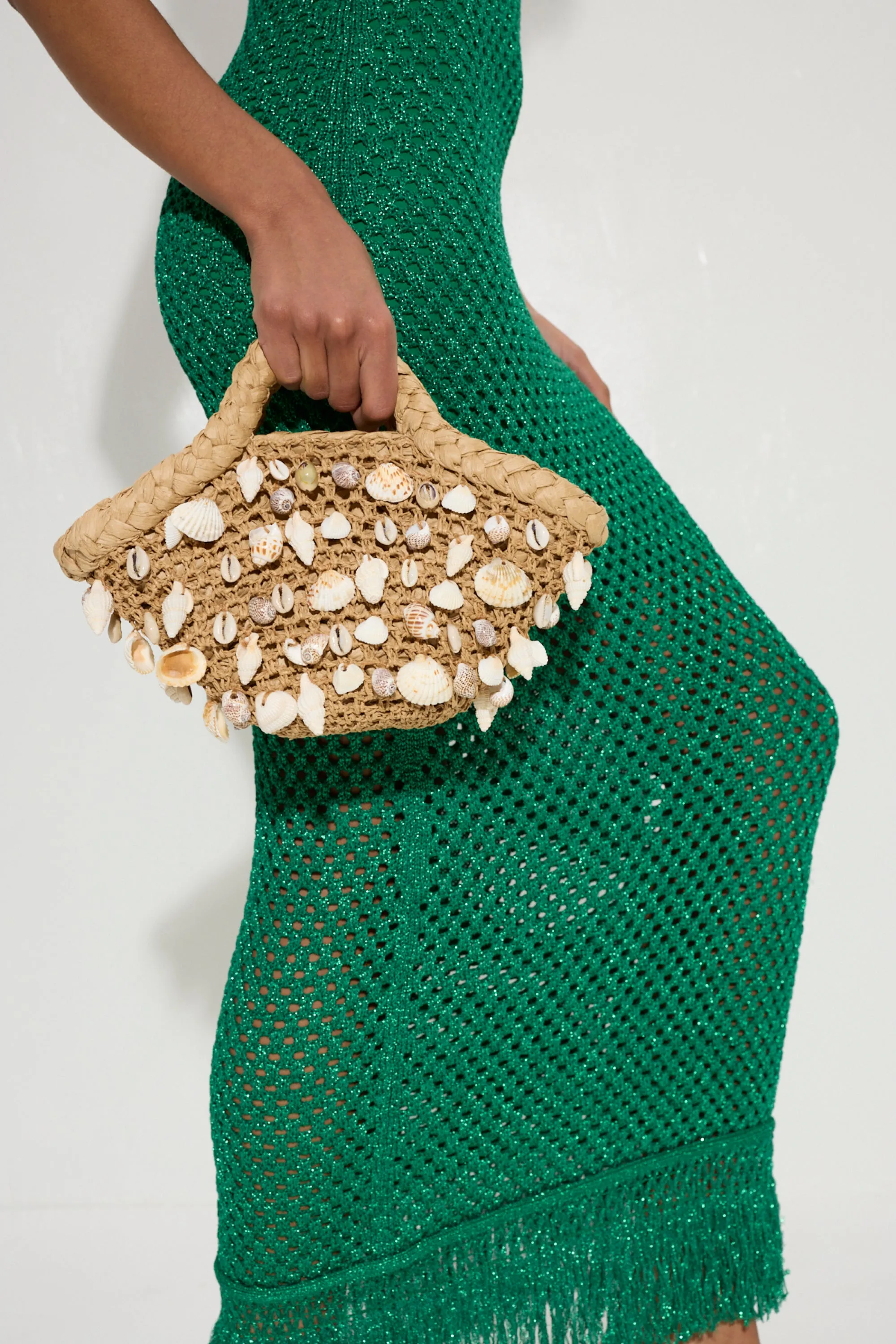 Roca Crochet Dress in Gummy Green sold by Simon Miller product image thumbnail 4