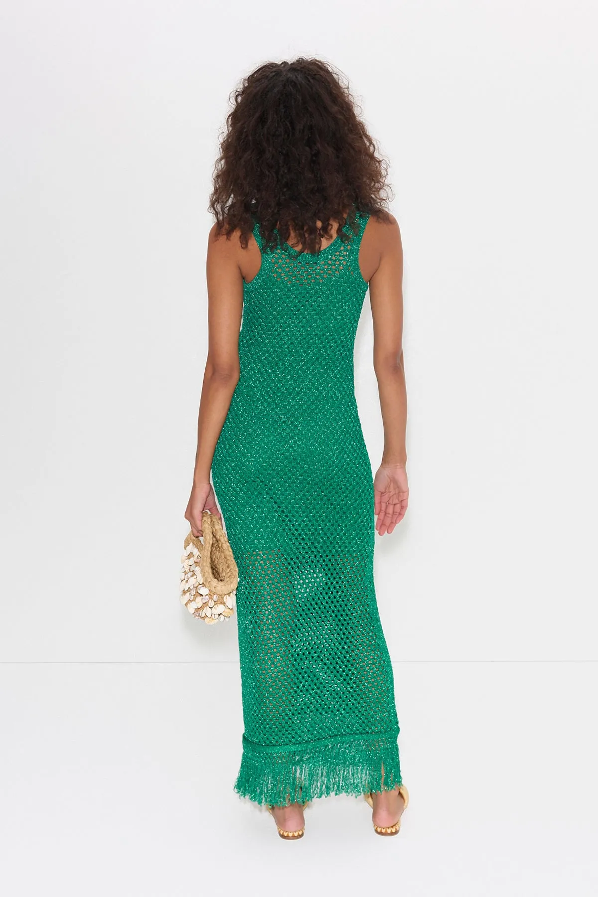 Roca Crochet Dress in Gummy Green sold by Simon Miller product image thumbnail 5