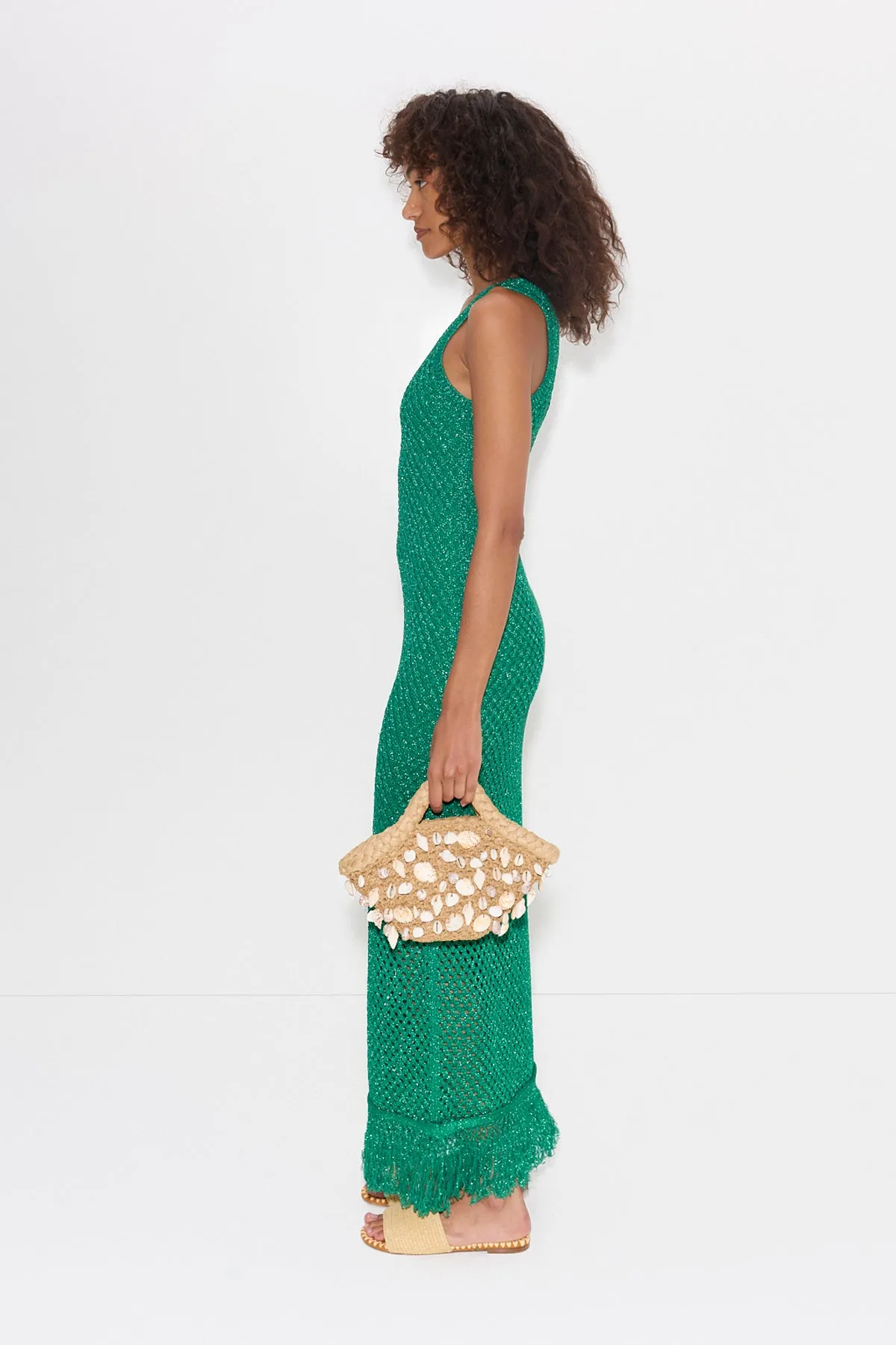 Roca Crochet Dress in Gummy Green sold by Simon Miller product image thumbnail 3