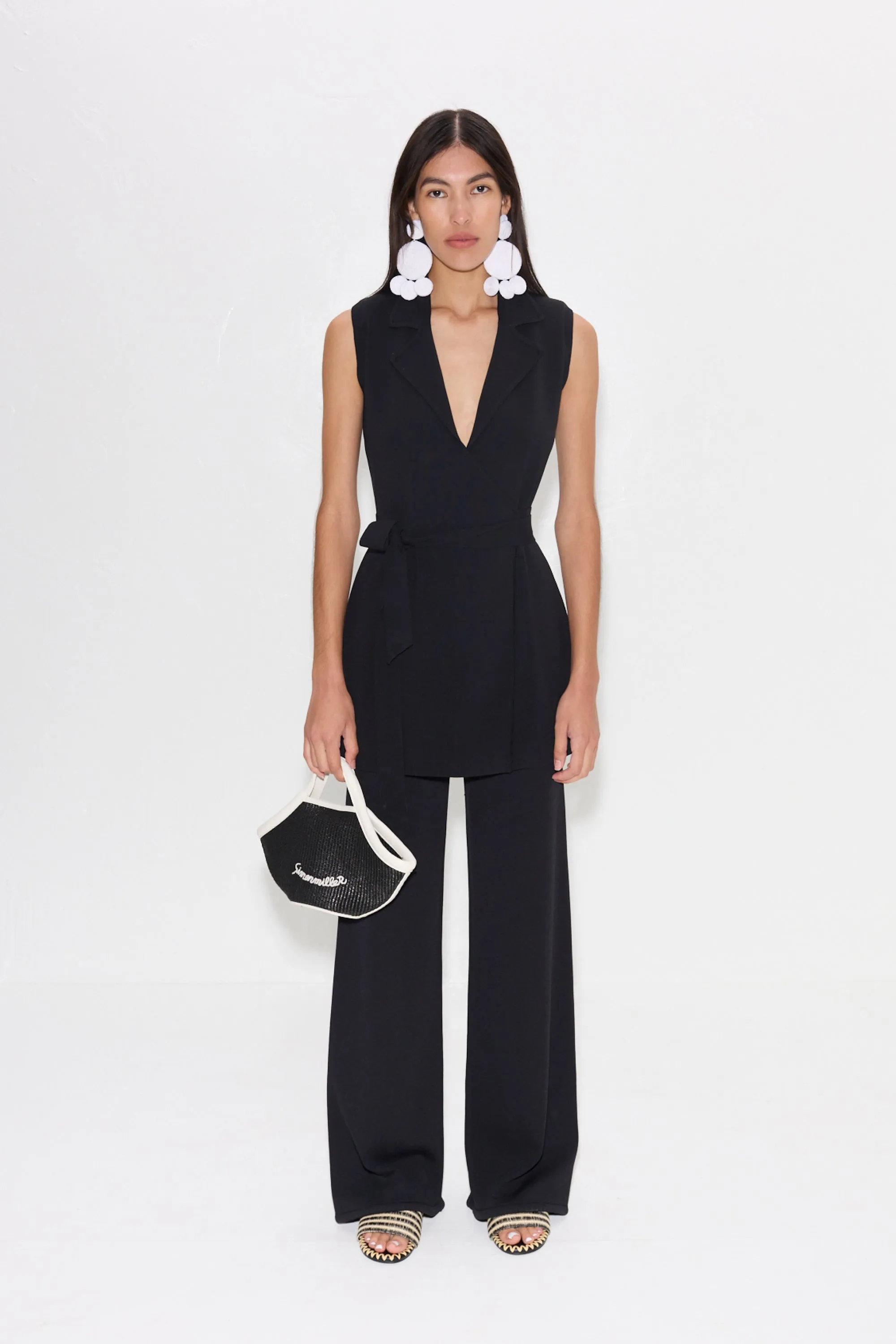 Knits By Zaca Knit Mini Dress in Black sold by Simon Miller product image thumbnail 2