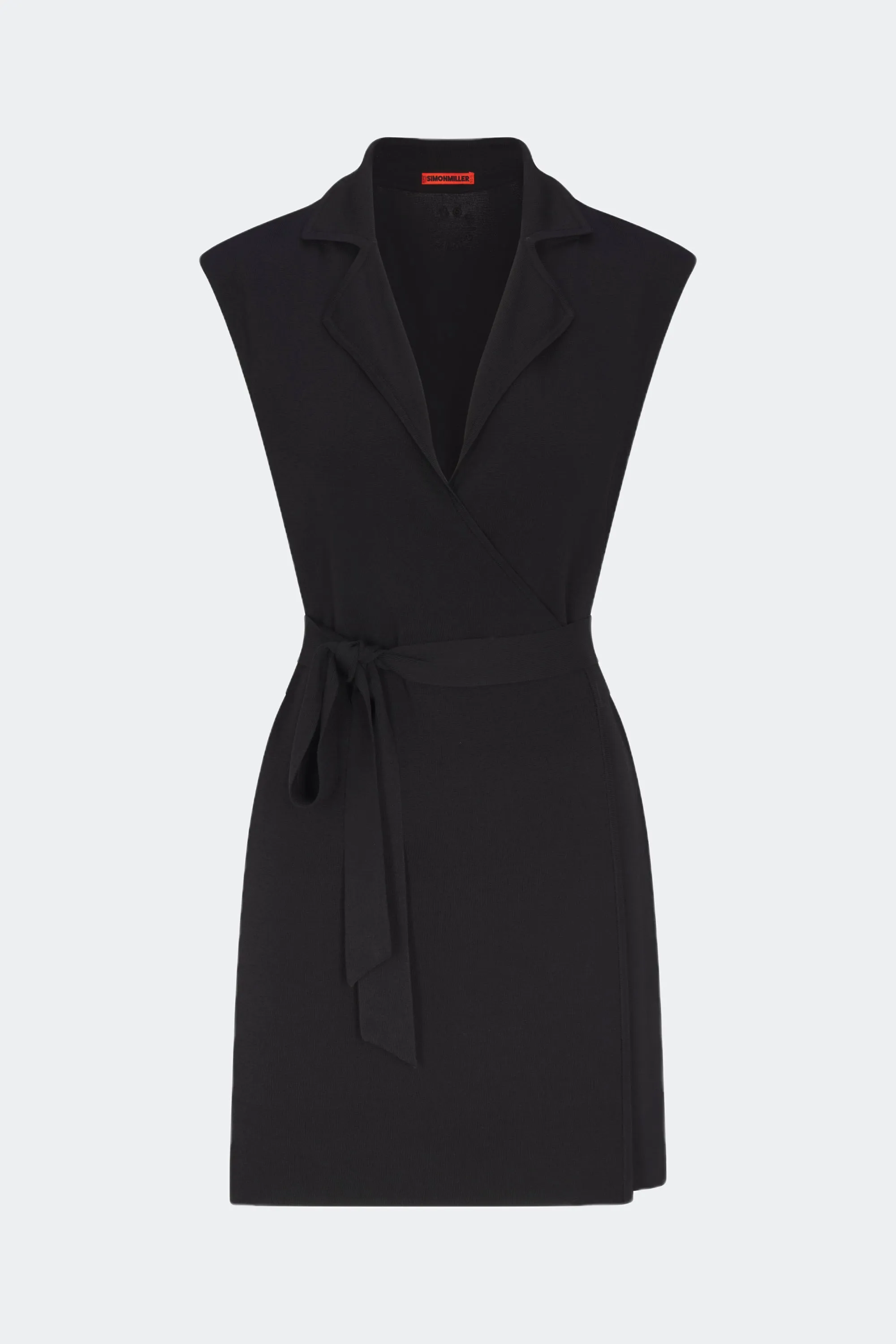 Knits By Zaca Knit Mini Dress in Black sold by Simon Miller