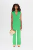 Knits By Zaca Knit Mini Dress in Gummy Green sold by Simon Miller