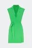 Knits By Zaca Knit Mini Dress in Gummy Green sold by Simon Miller