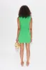 Knits By Zaca Knit Mini Dress in Gummy Green sold by Simon Miller