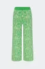 Knits By Jabber Pant in Gummy Green Palm Leaf sold by Simon Miller