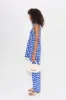 Knits By Jabber Pant in Klein Blue Wavy Gingham sold by Simon Miller